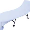 Chakir Turkish Linens Luxury Hotel & Spa Quality Turkish Cotton Terry Chair Lounge Cover (White, Hotel-Style)