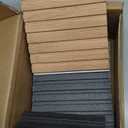 Samples 8 Pack 6" x 6" WPC Slat Wall Panels Low Grille