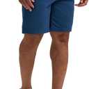 Wrangler Authentics Mens Flat Front Short (40W x 7L, Insignia Blue)