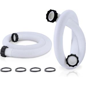 1.5" Pool Pump Hose Compatible with Intex Pump Sand Filters & Saltwater Systems, 29060E Pool Hoses Fit for Coleman Above Ground Pools Parts 59" Long