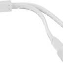 Y-Splitter for Permanent Outdoor Lights, Y-Shaped Extension Cable 1 Female to 2 Male, 3 Pin Power Cord for Dots String Light Compatible for H705A H705B H705C H706A H706B H706C