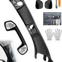 Driver Side A-Pillar Grab Handle Compatible with Toyota Tacoma 2016-2023 | 3rd Gen, OEM Style Interior Assist Handle Replacement, Matches Passenger Side, No Creaking Design, Sturdy Entry Support-Black