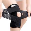 Galvaran Knee Brace with Side Stabilizers for Meniscal Tear Knee Pain ACL MCL Arthritis Injuries Recovery, Breathable Adjustable Knee Support for Men and Women M