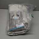 Amzdecor Sage Green White Buffalo Plaid Full Blackout Curtains 84 Inch for Bedroom Living Room Farmhouse Check Patterned Drapes Thermal Insulated Soundproof Grommet Window Treatment, 2 Panels, 40"x84"