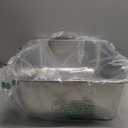 Kirecoo Stainless Steel Cat Litter Box - Metal High Sided Cat Pan, Large Stainless Steel Box, Indoor Litter Tray, Non Stick, No Smell, Easy to Clean, Pet Toilet Supplies for Kitten, Kitty, Rabbit (17.52" L x 13.58" W x 5.9" H)