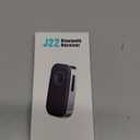 COMSOON Bluetooth Receiver for Car, Noise Cancelling 3.5mm AUX Bluetooth Car Adapter, Wireless Audio Receiver for Home Stereo/Wired Headphones, Hands-Free Call, 16H Battery Life - Black+Silver