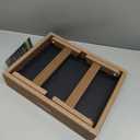 Kingsyard Ground Bird Feeder for Outdoors - Recycled Plastic Platform Feeder for Wild Birds, Squirrels, Chicken, 5 LBS Large Capacity, Brown