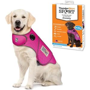ThunderShirt for Dogs, X Large, Fuchsia Sport - Dog Anxiety Relief Calming Vest Size XL