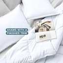 Bare Home Comforter Set - Ultra-Soft - Goose Down Alternative - Premium 1800 Series - All Season Warmth (Twin/Twin XL, White)