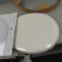 Pro Wood Toilet Seat Round, White, Magnetic Quick-Release Easy-Clean and Change, HushMotion Slow Close, StainShield High-Gloss Finish, Arch-Tite Never Loosens, Adjustable Fit, Secure Grip