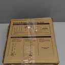 Broom and Dustpan Set for Home with 52 Inch Long Angled Handle - Stand Up Dustpan No Warping Metal Edge, Ergonomic Sweeping, 4 Layer Bristles and Hair Cleaning Teeth for Kitchen Office