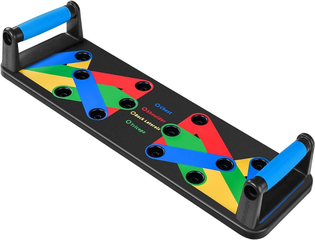 Push Up Board 9 in 1 Home Workout Equipment Multi-Functional Pushup Bar System Fitness Floor Chest Muscle Exercise Professional Equipment Burn Fat Strength Training Arm
