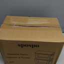 2 Pack Trash Bag Holder with Bamboo Lid, Stackable Trashbag Dispenser, Extra Large Garbage Bag Holder for Kitchen Laundry Room Under Sink Organization and Storage