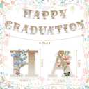 Wildflower Graduation Party Decorations 2026 Happy Graduation Banner Boho Butterfly Floral Grad Party Decorations Class of 2026 School College Senior Grad Supplies