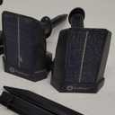 Brightown Solar Lights Outdoor Waterproof IP67, [Cool & Warm Light 2-in-1] Solar Spot Lights Outdoor, 2 Colors 3 Brightness Levels LED Outdoor Solar Lights for Yard Pathway Garden House, Pack of 2 