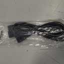 3 Prong ringht Angle Power Cable 6ft Heavy Duty AC Cables forC13 Angle Type Cable, 90 Degree Power Cable, PC Monitor TV,3 Pin Connector, Universal Power Cord, Computer Right Angle Power Cord,18 AWG