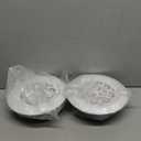 PATIKIL 6 Inch Round Air Vent, 2 Pack Adjustable Ceiling Diffuser Grill Cover ABS Louver Soffit Vent with Screen for Bathroom Kitchen Living Room, White