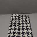 WONDERTIFY Throw Pillow Cover Case Black and White Houndstooth - Soft Linen Pillow Case for Decorative Bedroom/Livingroom/Sofa/Farm House - Cushion Covers Couch Pillow 18x18 Inch 45x45 cm