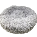 Pet Life ® 'Nestler' High-Grade Plush and Soft Rounded Dog Bed, Grey, Large