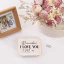 Jewelry Dish Tray Ceramic Trinket Dish and Daughter Rings Birthday Gifts from Daughter Birthday Gifts for in Law I Love You Remember Me