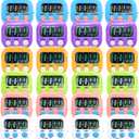 24 Pack Multi-Function Electronic Timer - Kitchen Timer,Magnetic Digital Timers,Big LCD Display, ON/Off Switch,Extensively Use in Cooking,Gym, Meeting, Classroom,Kitchen,Study,Work,Outdoor Activities