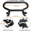 16"x 6.7" Treestands Footrest Kit, Heavy Duty Metal Climbing Treestand Platform Footrest Kit for 0.8"-1" Square Tube Bracket, Climbing Tree Stand Accessories for Outdoor Hunting Standing Safety
