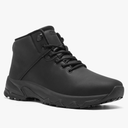 SHULOOK Non Slip Work Boots for Men Slip Resistant Shoes Waterproof Food Service Chef Kitchen Restaurant Working Boots Casual Leather Ankle Boot Outdoor Walking Booties, 10.5 Black