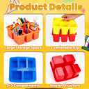 6 Pack Large Colorful Back-to-School Classroom Caddy