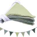 Pennant Banner Flags,Infant and toddler room decoration pennant,for Nursery Decor Baby Birthday Boho Wedding Shower Party Event (Green Theme Banner)