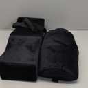 AOSSA BBL Pillow After Surgery, Brazilian Butt Lift Booty + Back Support Cushion, Foam Butt Pillows for Sitting Driving, Travel Lifting Seat Cushion, Post Surgery Wedge Pillow, BBL Recovery Kit (Black)