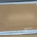 DOLLAR BOSS White Cork Board for Wall - 24 X 18 Inches, Rustic Wooden Frame Bulletin Board, Decorative Hanging Pin Board for Office & Home Decor