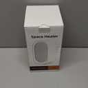 Space Heater, Portable Heater for Indoor Use, Small Electric Heaters with Overheat & Tip-Over Protection, Mini Desk Heaters for Office Bedroom Bathroom, Compact & Efficient Heating, White