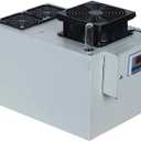 Your Elegant Bar Cigaroze EB-100 CigarHumidor Humidifier Industrial Grade Fan, LCD Display, Stainless Steel Build Preserves Flavor & Freshness in Large 10-70 Cu Ft CigarHumidors