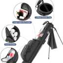 Lightweight Sunday Golf Stand Bag, Small Par 3 Carry Bag with Cooler Pocket, Holds Up to 6 Clubs for Men & Women