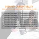 Run Star Remanufactured 127 T127 Black Ink Cartridge Replacement for Epson 127 T127 Used with Workforce Pro WF-3520 WF-3530 WF-3540 WF-7010 WF-7510 WF-7520 WF-545 WF-645 Printer (2 Black)