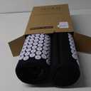 Sivan Back and Neck Pain Relief Acupressure Mat and Pillow Set, Chronic Back Pain Treatment - Relieves Your Stress of Lower Upper Back and Sciatic Pain - Black