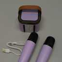 Mini Karaoke Machine for Kids, 2026 TOP Toys Birthday Gifts Ideas for Girls Ages 4, 5, 6, 7, 8, 9, 10, 12+ Years Old, Portable MP3 Player with 2 Wireless Mics for Family Home Party (Light Purple)