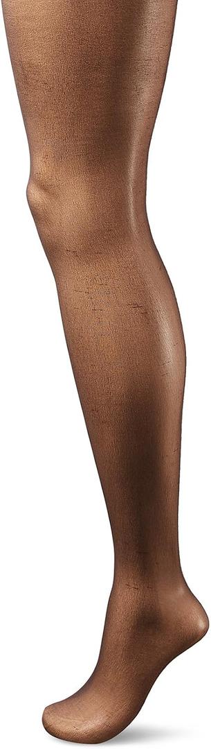 L'eggs Everyday Control Top Sheer Toe Pantyhose for All Day Comfort, 100% Nylon (Black)