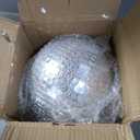 8 Inch Silver Mirror Disco Ball Hanging Decor for DJ Stage Wedding Party Bar