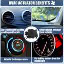 LCWRGS HVAC Heater Blend Door Actuator Fits for Ram 1500 2500 3500 4500 5500 2011-2016, Dodge Ram 1500 2500 3500 2009-2010, Main AC Control Air Door Actuator, 604-005, 68089742AA