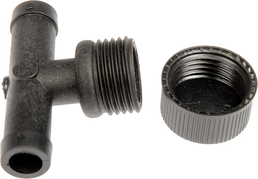 Dorman 47121 5/8 Radiator Flush Tee with Cap Universal Fit