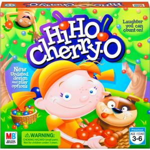 Hasbro Gaming Hi Ho Cherry-O Board Game for 2 to 4 Players Kids Ages 3 and Up 