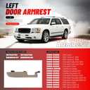 Left Door Armrest Compatible with 99-02 Sierra Yukon Suburban Tahoe