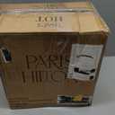 Paris Hilton 6-Quart Manual Slow Cooker, Features Three Settings (Low, High, Warm), Naturally Nonstick and Dishwasher Safe Stoneware Insert, Family Sized Capacity, White