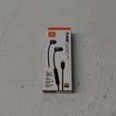 JBL Tune 310C - Wired Hi-Res in-Ear Headphones, Tangle-Free Flat Cable, 3-Button Remote with Microphone (Black)