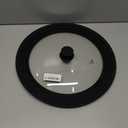 15 Inch Universal Pan Lid, Heat Resistant Frying Pan Lid, Silicone & Tempered Glass Lid for Pots and Pans