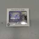 Inesore for AirPods Pro 2nd Generation Case Cover with Lock, Flowers Cute AirPod Pro 2 Case Hard iPod Pro Cases for Women Girls with Cleaner Kit for AirPod Pro Cases (2023 USB-C /2022/2019) - Purple