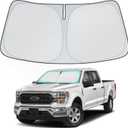 INSAUTO Windshield Sun Shade for 2021-2024 2025 Ford F150 F-150 Accessories, [Upgraded 7-Layer Protection], Foldable Front Windshield Sunshade, Block Out UV Rays & Heat, Keep Car Cool