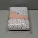 American Baby Company 3 Pack 100% Natural Cotton Fitted Crib Sheets 52" x 28" - Soft, Breathable, Hypoallergenic & Gentle Toddler Bed Sheets, Blush Pink Star/Zigzag, Neutral for Boys & Girls