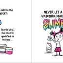2 x Never Let a Unicorn Make Slime (Funny Unicorn Picture Book series For Ages 4-8)